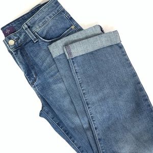 NYDJ Tanya Boyfriend Rolled Cuff Ankle Jeans